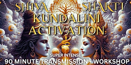 KUNDALINI ACTIVATION - SHIVA & SHAKTI 90 MINUTE TRANSMISSION - WORKSHOP