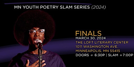 Imagem principal do evento The Be Heard MN Youth Poetry Slam Final Bout!