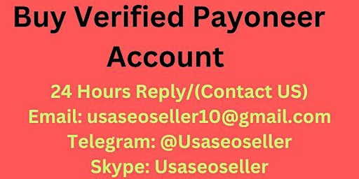 Imagem principal do evento Buy Verified Payoneer Account