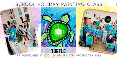 School Holiday Painting Class - Paint the Turtle