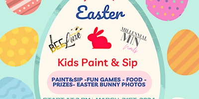 Easter Kids Paint & Sip primary image