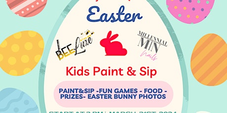 Easter Kids Paint & Sip