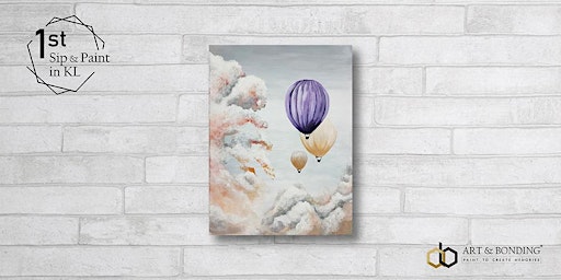 Primaire afbeelding van Sip & Paint Night : Pastel Dreams Floating On Air