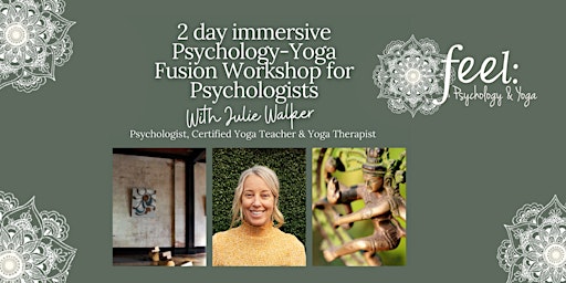 2 day immersive Psychology-Yoga Fusion workshop for Psychologists primary image