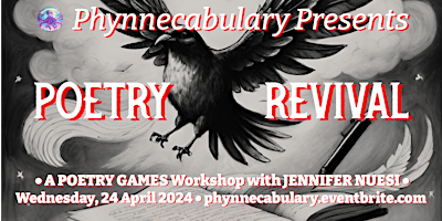 Imagem principal de “POETRY REVIVAL,” A Poetry Games Workshop with Jennifer Nuesi
