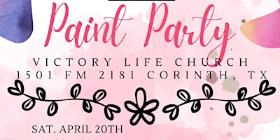 Victory Life Church Praise Paint Party primary image