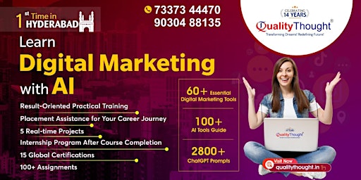 Free Demo Session On Digital Marketing With AI | Quality Thought primary image