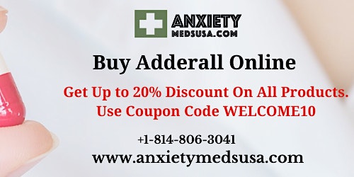 Imagem principal do evento Buy Adderall Online Overnight Stock Available In Quantity