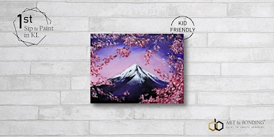 Sunday+Sip+%26+Paint+%3A+Mount+Fuji+in+Spring