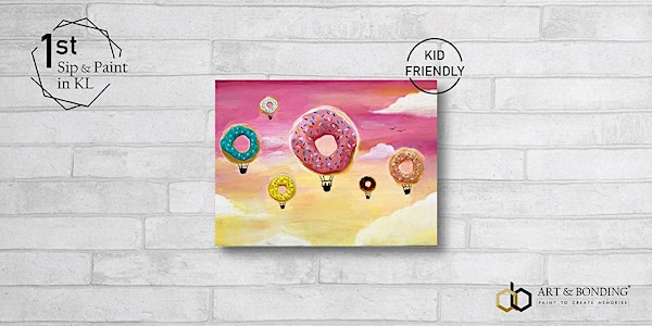 Sunday Sip & Paint : Donut Hot Air Balloon