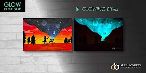 Hauptbild für Glow Sip & Paint : Glow - A Glowing Dream