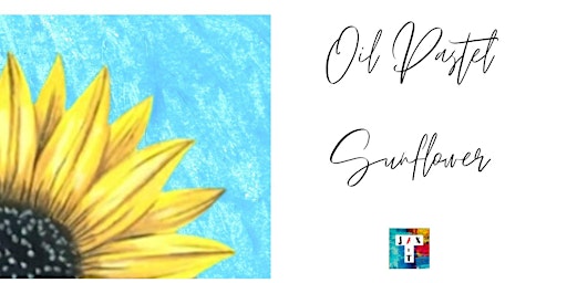 Sunflower in oil pastel primary image