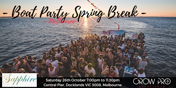 MELBOURNE | Boat Party Spring Break