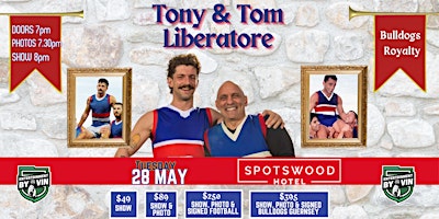 Imagen principal de THE LIBBA'S! Tony & Tom Liberatore LIVE at Spotswood Hotel!