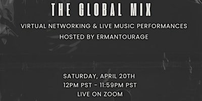 Primaire afbeelding van The Global Mix: Virtual Networking & Music Performances