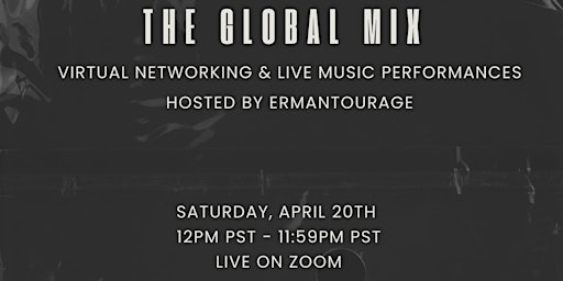 Image principale de The Global Mix: Virtual Networking & Music Performances