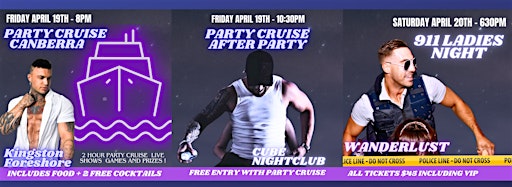 Collection image for PARTY CRUISE  + after party & 911 Ladies Night