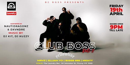 Imagem principal do evento CLUB BOSS VOL. 8