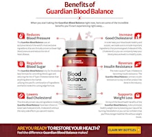 Control Your Blood and Sugar Levels with Guardian Blood Balance primary image