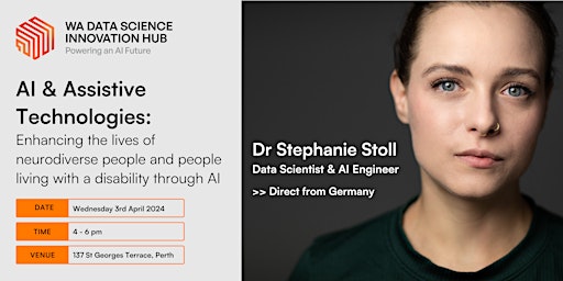 'AI & Assistive Technologies' with Dr Stephanie Stoll primary image