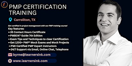 PMP Exam Certification Classroom Training Course in Carrollton, TX