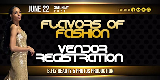 Imagem principal do evento Vendor Registration- Flavors of Fashion