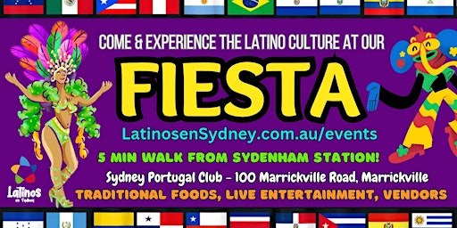 Hauptbild für Latinos en Sydney's 3rd Birthday Fiesta!