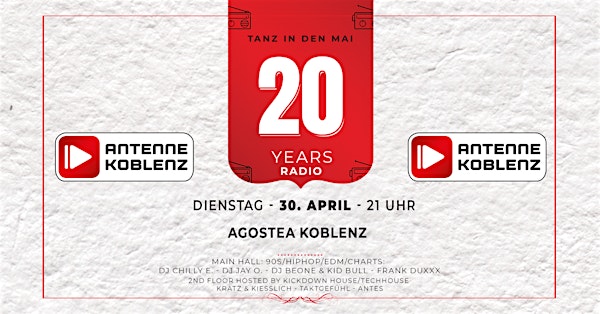 20 Jahre Antenne Koblenz Radio!