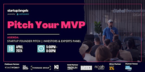 Primaire afbeelding van Startup&Angels | Pitch Your MVP | Sydney