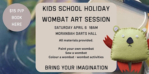 Imagem principal de Kids Holiday Wombat Sessions (Moranbah)