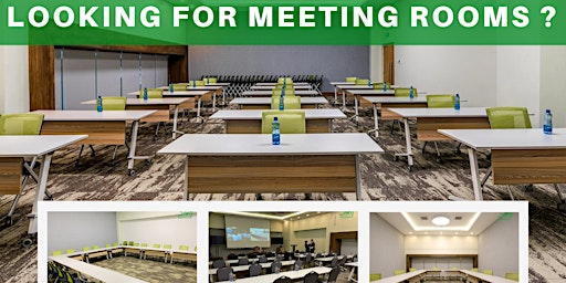 Immagine principale di LOOKING FOR MEETING ROOMS? EMAIL US TODAY - meetingrooms@saritexpo.com 