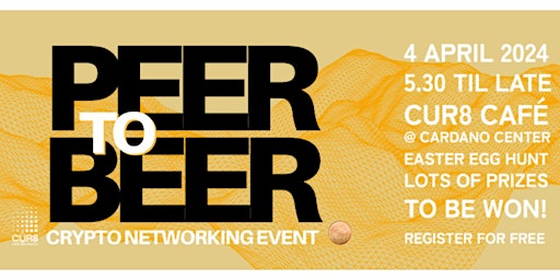 Primaire afbeelding van Peer To Beer Crypto Networking Event  - Cape Town