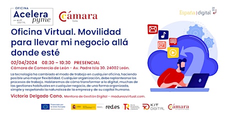 Imagem principal do evento Oficina Virtual. Movilidad para llevar mi negocio allá donde esté