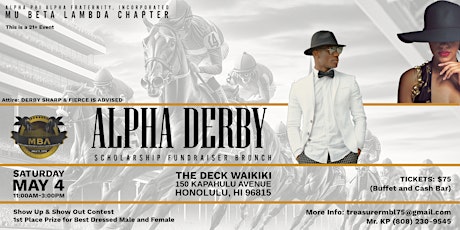 2024  Alpha Derby Scholarship Fundraiser Brunch