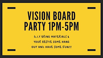 Image principale de D.I.Y Vision Board Party 1pm-5pm At Progress Coffee + Beer