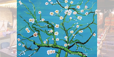 Paint, Wine and Platter  Night - 'Van Gogh's Almond Flowers'