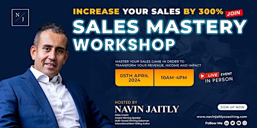 Immagine principale di Sales Mastery Workshop 