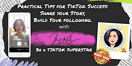 Practical Tips for TikTok Success: Share your story, Build Your Following. primary image