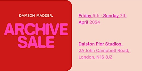 Damson Madder Archive Sale