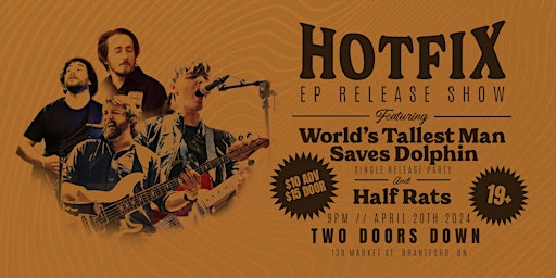 Primaire afbeelding van 04/20 Hotfix Album Launch + WTMSD Single Launch wsg Half Rats