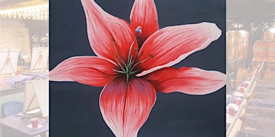 Primaire afbeelding van Tunbridge Wells Paint Night - 'Pink Lily'