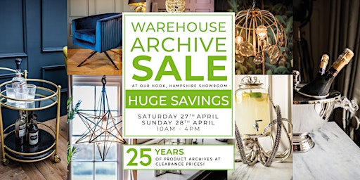 Culinary Concepts Warehouse Archive Sale primary image