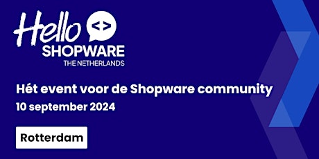 Hello Shopware NL 2024