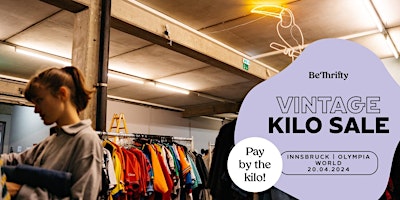 BeThrifty Vintage Kilo Sale | Innsbruck | 20. & 21. April  primärbild