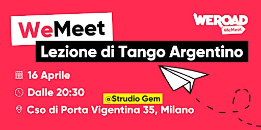 WeMeet | Lezione di Tango Argentino  primärbild