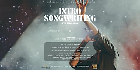Intro Songwriting Workshops for Kids with Jake Pardee and Scarlett Sargent primary image