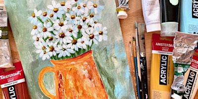 Hauptbild für Malworkshop Acrylkunst – wunderbare Blumen