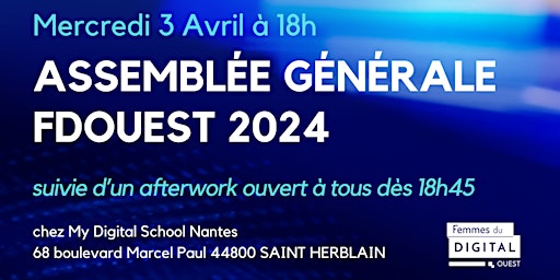 Primaire afbeelding van Assemblée générale et afterwork FDOuest