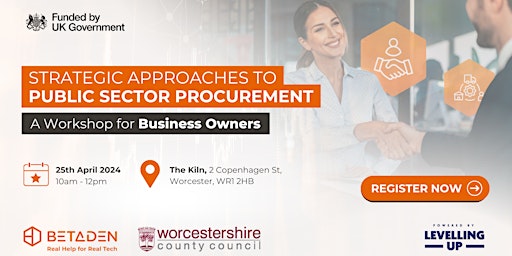 Workshop | Strategic Approaches to Public Sector Procurement primary image