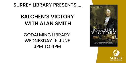 Imagem principal do evento Alan Smith Author Talk at Godalming Library